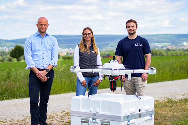Smart Farming mit 5G NortNet – Drohne mit integriertem 5G-Modem hat ersten Testflug erfolgreich absolviert