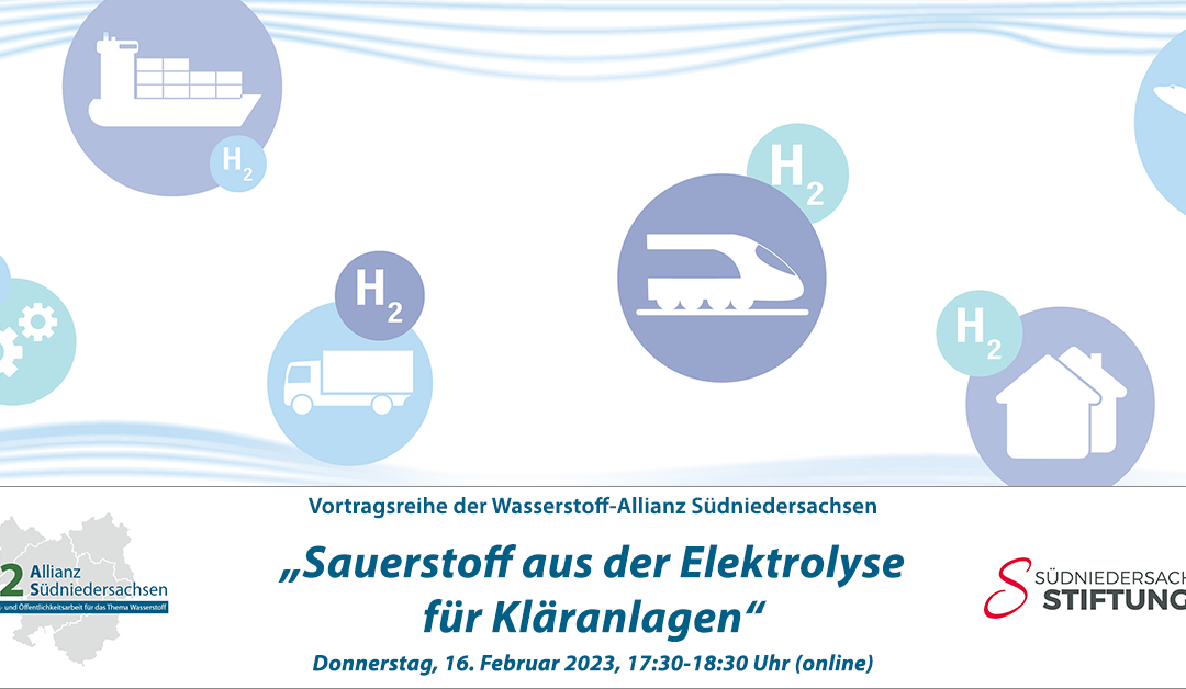 H2AS-Vortragsreihe: Sauerstoff aus der Elektrolyse für Kläranlagen