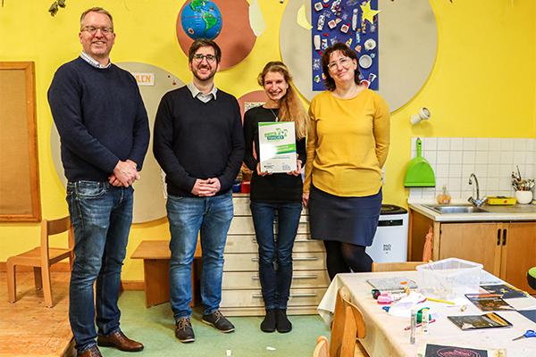 Ev. Kita Sellenfried in Rosdorf als „Haus der kleinen Forscher“ zertifiziert
