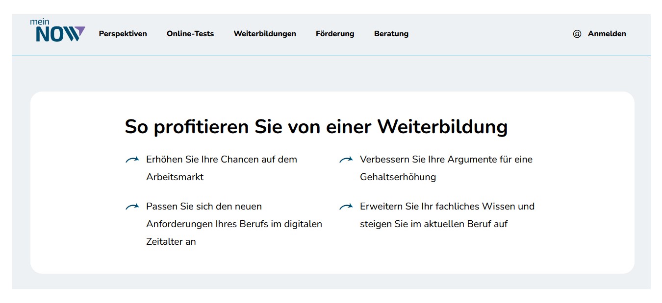 Weiterbildungsportal des Bundes