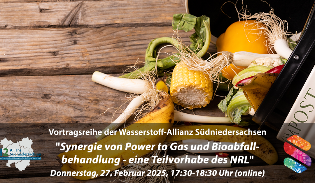 H2AS-Vortragsreihe: „Synergie von Power to Gas und Bioabfallbehandlung – eine Teilvorhabe des Norddeutschen Reallabors“