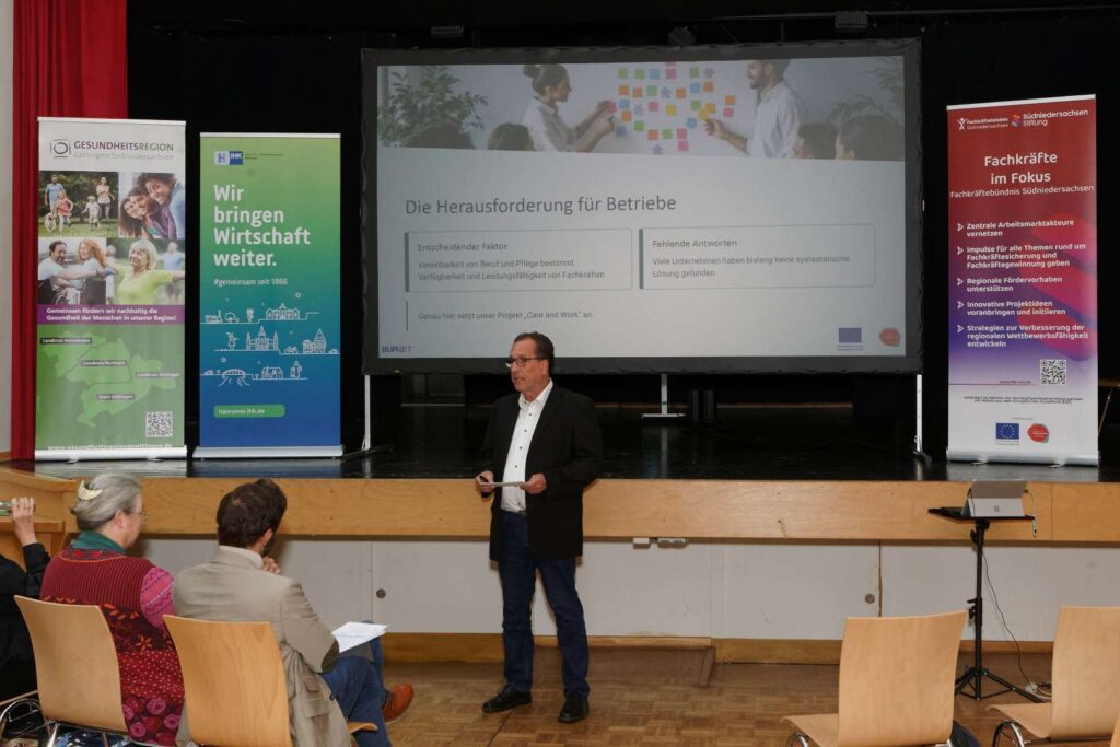 Das Projekt Care & Work wird auf der 28. Fako von dem Projektträger BUPNE GmbH vorgestellt