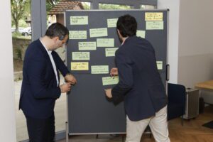 Workshop bei der 28. Fachkräftekonferenz Südniedersachsen des Fachkräftebündnis Südniedersachsen und der Göttinger Geschäftsstelle der IHK Hannover am 22. Mai 2025 auf dem Rittergut Parensen.