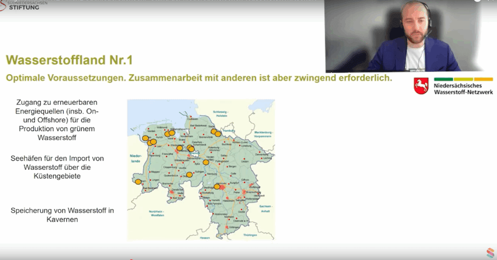 H2AS-Vortrag: "Wasserstoffland Nr.1 – Ein Überblick zum aktuellen Stand der niedersächsischen Wasserstoffwirtschaft"