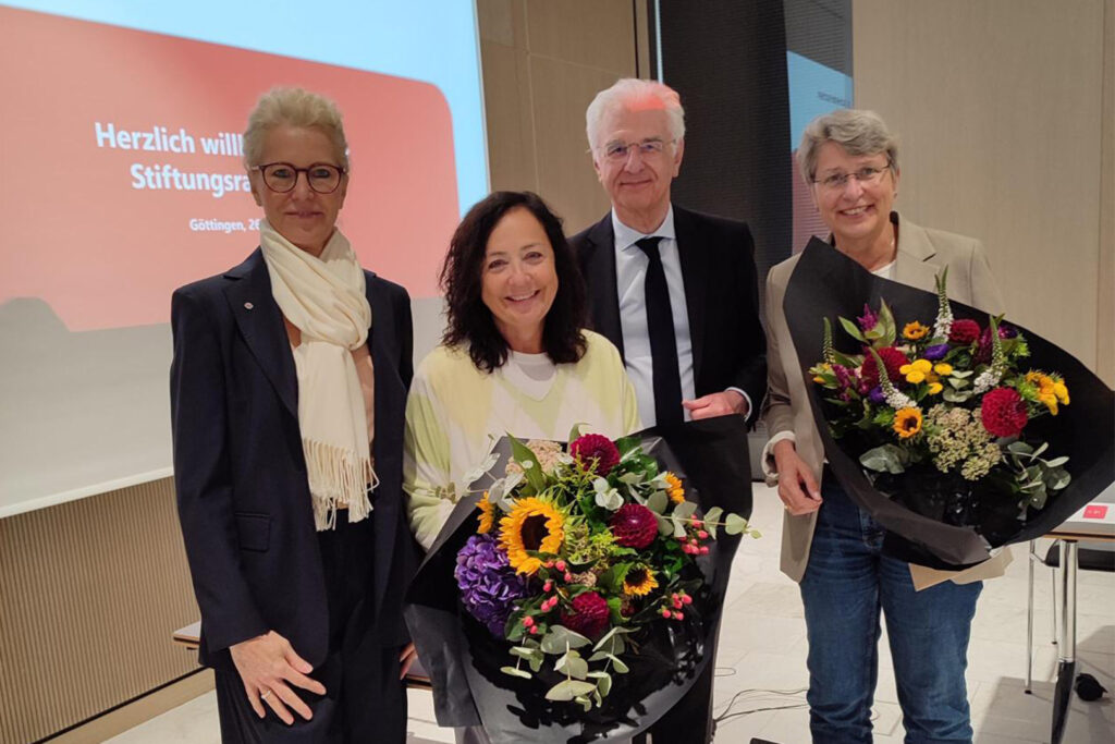 In seiner Sitzung am 26. August hat der Stiftungsrat der SüdniedersachsenStiftung Göttingens Oberbürgermeisterin Petra Broistedt und Northeims Landrätin Astrid Klinkert-Kittel aus dem Gremium verabschiedet.